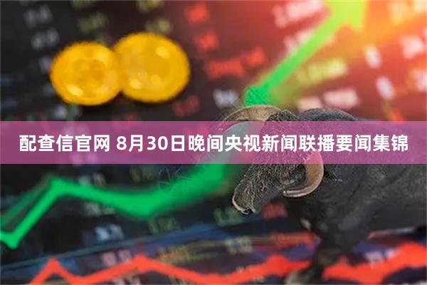 配查信官网 8月30日晚间央视新闻联播要闻集锦
